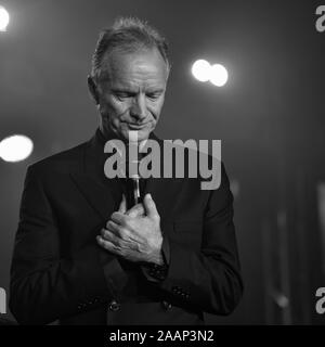 Le chanteur Sting au Griminelli & Friends Banque D'Images