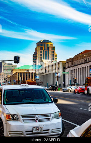 Taxi à St Louis Banque D'Images