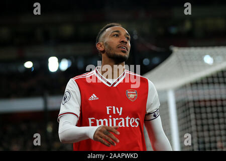 L'Emirates Stadium, Londres, le samedi 23 novembre 2019. Londres, ANGLETERRE - 23 novembre Pierre-Emerick Aubameyang d'Arsenal au cours de la Premier League match entre Arsenal et de Southampton à l'(Crédit : Leila Coker | MI News) photographie peut uniquement être utilisé pour les journaux et/ou magazines fins éditoriales, licence requise pour l'usage commercial Crédit : MI News & Sport /Alamy Live News Banque D'Images