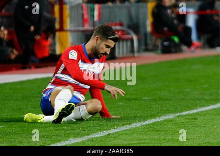 Madrid, Espagne. 23 novembre 2019. Madrid, Espagne. 23 Nov, 2019. Au cours de match Granada CF Vadillo contre Atletico de Madrid à Los Carmenes Stadium samedi 23 novembre 2019 Crédit : CORDON PRESS/Alamy Live News Banque D'Images
