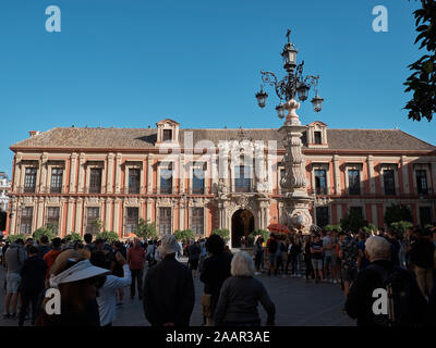 Palacio Arzobispal (Palais de l'archevêque). Séville, Andalousie, espagne. Banque D'Images