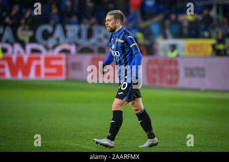 Bergame, Italie. 06Th Jan, 2016. Alejandro Gomez, d'Atalanta BC au cours de la Serie une correspondance entre l'Atalanta et la Juventus au Stadio Azzurri d'Italia, Bergame, Italie le 23 novembre 2019. Photo par Mattia Ozbot. Usage éditorial uniquement, licence requise pour un usage commercial. Aucune utilisation de pari, de jeux ou d'un seul club/ligue/dvd publications. Credit : UK Sports Photos Ltd/Alamy Live News Banque D'Images