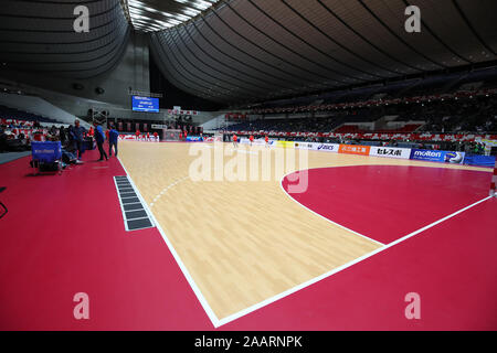 1er Yoyogi Gymnasium, Tokyo, Japon. 23 Nov, 2019.  ?Vue générale de Yoyogi National Stadium, le 23 novembre 2019 - Handball : Japan Cup 2019 Shibuya (femmes) au gymnase 1er Yoyogi, Tokyo, Japon. Credit : YUTAKA/AFLO SPORT/Alamy Live News Banque D'Images