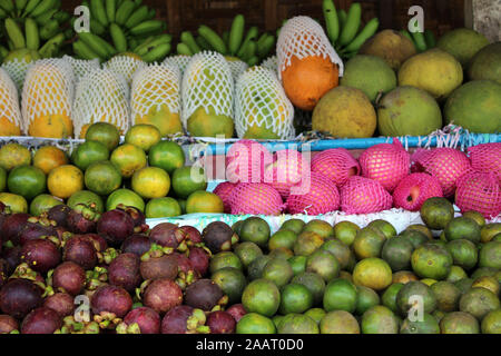 Fruit de Ko Samui Thailande Banque D'Images