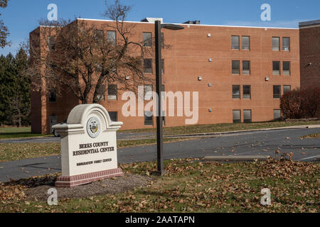 Novembre 23, 2019, Leesport, Berks County, California, USA : Berks centre résidentiel de la famille, de la glace où les immigrants, les enfants et les familles, ont lieu un Banque D'Images