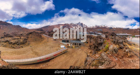 Station de Ski de whakapapa, Parc National de Tongariro, île du Sud, Nouvelle-Zélande Banque D'Images