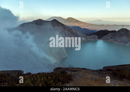 L'Indonésie, Java, le volcan Ijen Banque D'Images