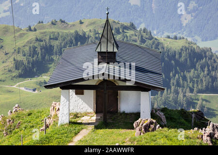 Chapelle au sommet Kitzbüheler Horn, Kitzbühel, Tyrol, Autriche Banque D'Images