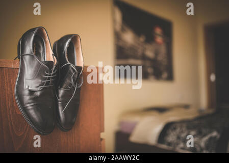 chaussures de mariage Banque D'Images