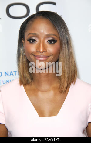 5e édition de la défense des intérêts de l'industrie de la télévision au prix de théâtre chinois de Grauman à Hollywood, Californie le 23 octobre, 2019 Avec : Isha Sesay Où : Los Angeles, California, United States Quand : 24 Oct 2019 Credit : Sheri Determan/WENN.com Banque D'Images