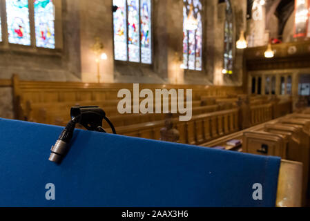 Intérieur de St Salvator's Chappel, St Andrews, Scotland Banque D'Images