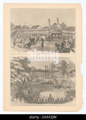 Exhumer les restes du Président Monroe dans la deuxième rue cimetière ; en chapelle ardente à l'Hôtel de Ville, New York ; l'atterrissage à Richmond ; la cérémonie à la tombe, cimetière d'Hollywood, Richmond, EM11610 ; exhumer les restes du Président Monroe dans la deuxième rue cimetière ; en chapelle ardente à l'Hôtel de Ville, New York ; l'atterrissage à Richmond ; la cérémonie à la tombe, cimetière d'Hollywood, Richmond, Virginie. Banque D'Images