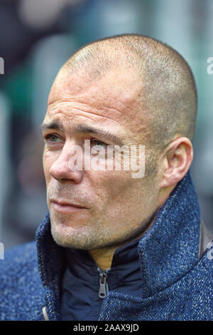 Groningen, Pays-Bas. 24 Nov, 2019. GRONINGEN, 24-11-2019 Euroborg stadium, l'Eredivisie néerlandaise Football la saison 2019/2020 . Danny Buijs pendant le match FC Groningen - Feyenoord : Crédit Photos Pro/Alamy Live News Banque D'Images