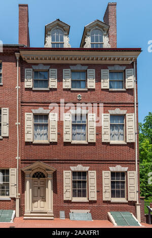 Bishop White House, une des maisons historiques de St Noyer datant de 1786 Banque D'Images