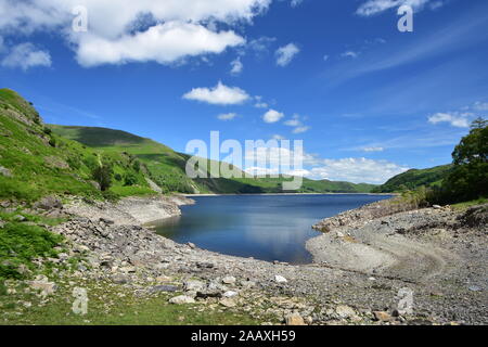 Extrémité sud de Haweswater en été, Cumbria Banque D'Images