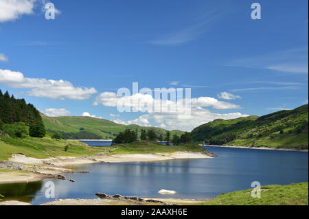 Extrémité sud de Haweswater en été, Cumbria Banque D'Images