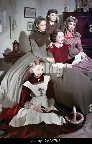 ELIZABETH TAYLOR, MARY ASTOR, June Allyson, Margaret O'Brien et JANET LEIGH dans Little Women (1949), réalisé par MERVYN LEROY. Credit : M.G.M / Album Banque D'Images