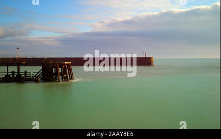 Bras de mer Marina par Shoreham Banque D'Images