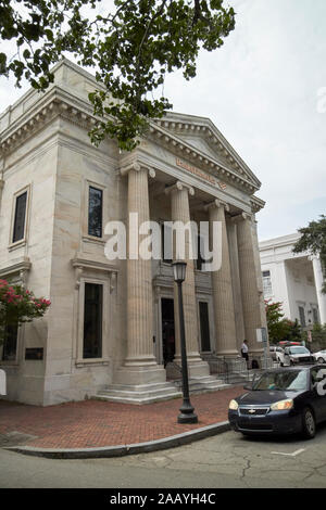 La banque d'Amérique johnston square anciens citoyens et le sud de l'édifice bancaire savannah georgia usa Banque D'Images