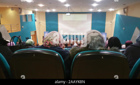 Photo de la Conférence des femmes, les femmes musulmanes doivent être membres actifs de la société Banque D'Images