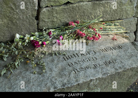 AKA enterrer Cimetière Point, est le plus ancien cimetière de Salem et l'un des plus anciens de l'USA. De nombreux marqueurs sont d'ardoise, ou la pierre ancienne. C'est localiser Banque D'Images