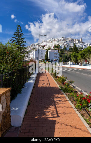 Village touristique, Maures et chrétiens. Banque D'Images