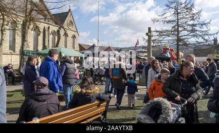 Ramsbottom Festival de chocolat, Lancashire Banque D'Images