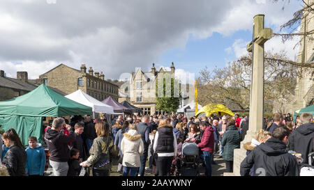 Ramsbottom Festival de chocolat, Lancashire Banque D'Images