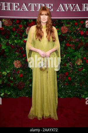 Florence Welch assistant à la 65e Evening Standard Theatre Awards à eu lieu au London Coliseum, Londres. Banque D'Images