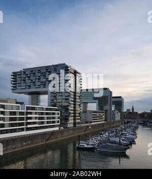 Port Rheinauhafen Köln - Cologne Banque D'Images