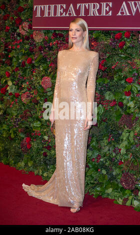 Londres, Royaume-Uni. 24 Nov, 2019. Londres - Angleterre NOV 24 : Poppy Delevingne assiste à la 65e Evening Standard Theatre Awards, London Coliseum, Londres, Angleterre sur le 24er novembre 2019 Crédit : Gary Mitchell, GMP Media/Alamy Live News Banque D'Images