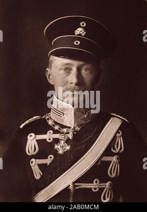 Wilhelm, Prince allemand (1882 - 1951) était le fils aîné et héritier du dernier empereur allemand, Guillaume II, et le dernier Prince de la lignée germinale Banque D'Images
