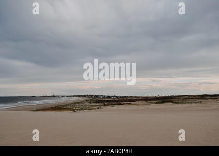 Cabo Polonio paysage avec l'euro chambre à l'arrière-plan Banque D'Images