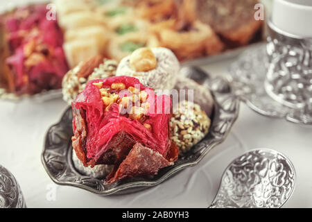 L'Est afghan et iranien traditionnel turc et l'Arabe, des bonbons pour les vacances. Banque D'Images