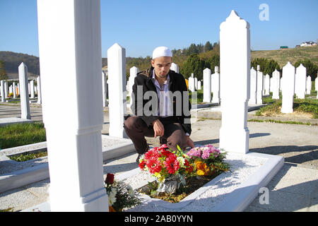 La prière islamique sur les morts Banque D'Images