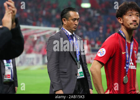 2002 Stade de Saitama, Tokyo, Japon. 24 Nov, 2019. Tsuyoshi Otsuki (rouges), le 24 novembre 2019 - Football/soccer : AFC Champions League 2019 Soirée de remise des prix au stade de Saitama, Tokyo, Japon 2002. Credit : YUTAKA/AFLO SPORT/Alamy Live News Banque D'Images