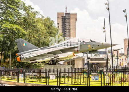 La ville de Bangalore, HAL Tejas chasseur léger multirôle conçu par l'Agence de développement de l'aéronautique, l'Hindustan Aeronautics Limited, Indian Air Force, la Marine Banque D'Images