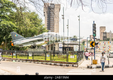 La ville de Bangalore, HAL Tejas chasseur léger multirôle conçu par l'Agence de développement de l'aéronautique, l'Hindustan Aeronautics Limited, Indian Air Force, la Marine Banque D'Images