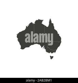 Australie site vecteur, sur fond blanc, vector illustration. Illustration de Vecteur