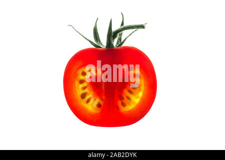 Rétro tranche de tomate Banque D'Images