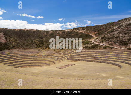Moray (ruine Inca) Banque D'Images