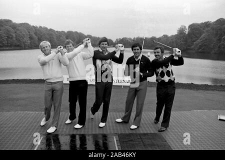 Roundhay Park 1982 Golf Golf cible Banque D'Images