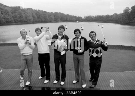 Roundhay Park 1982 Golf Golf cible Banque D'Images