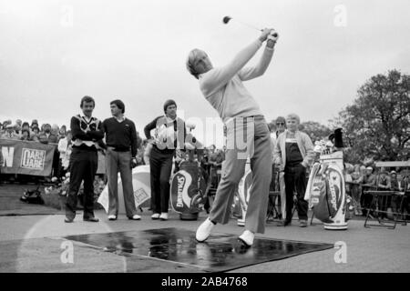 Roundhay Park 1982 Golf Golf cible Banque D'Images