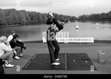 Roundhay Park 1982 Golf Golf cible Banque D'Images
