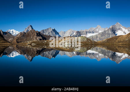 Lac des fenetres ou Fenêtre 'lac' en Valais, Suisse Banque D'Images