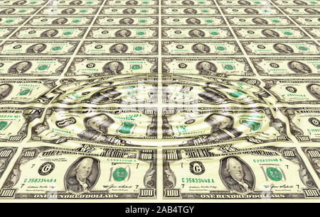 Billets en dollars Banque D'Images