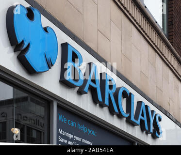 Londres, UK - circa 2019 SEPTEMBRE : Barclays sign Banque D'Images