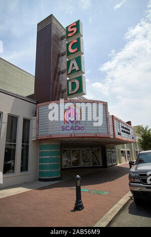 Cinéma Théâtre fiduciaires scad savannah georgia usa Banque D'Images