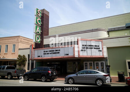 Cinéma Théâtre fiduciaires scad savannah georgia usa Banque D'Images